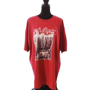 Savage Holographic Dripping City Men's Graphic Tee